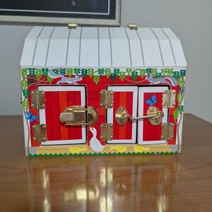 SOLD Melissa & Doug Latches Wooden Activity Barn